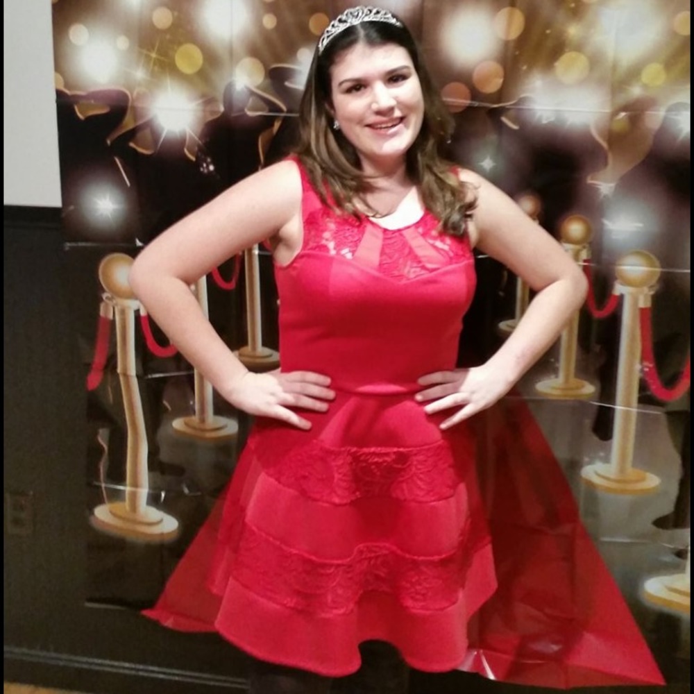 Red dress